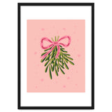 Mistletoe And Pink Bow thumbnail
