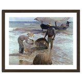 'Valencian Fishermen', 1895, Oil on canvas, 65 x 87 cm. thumbnail