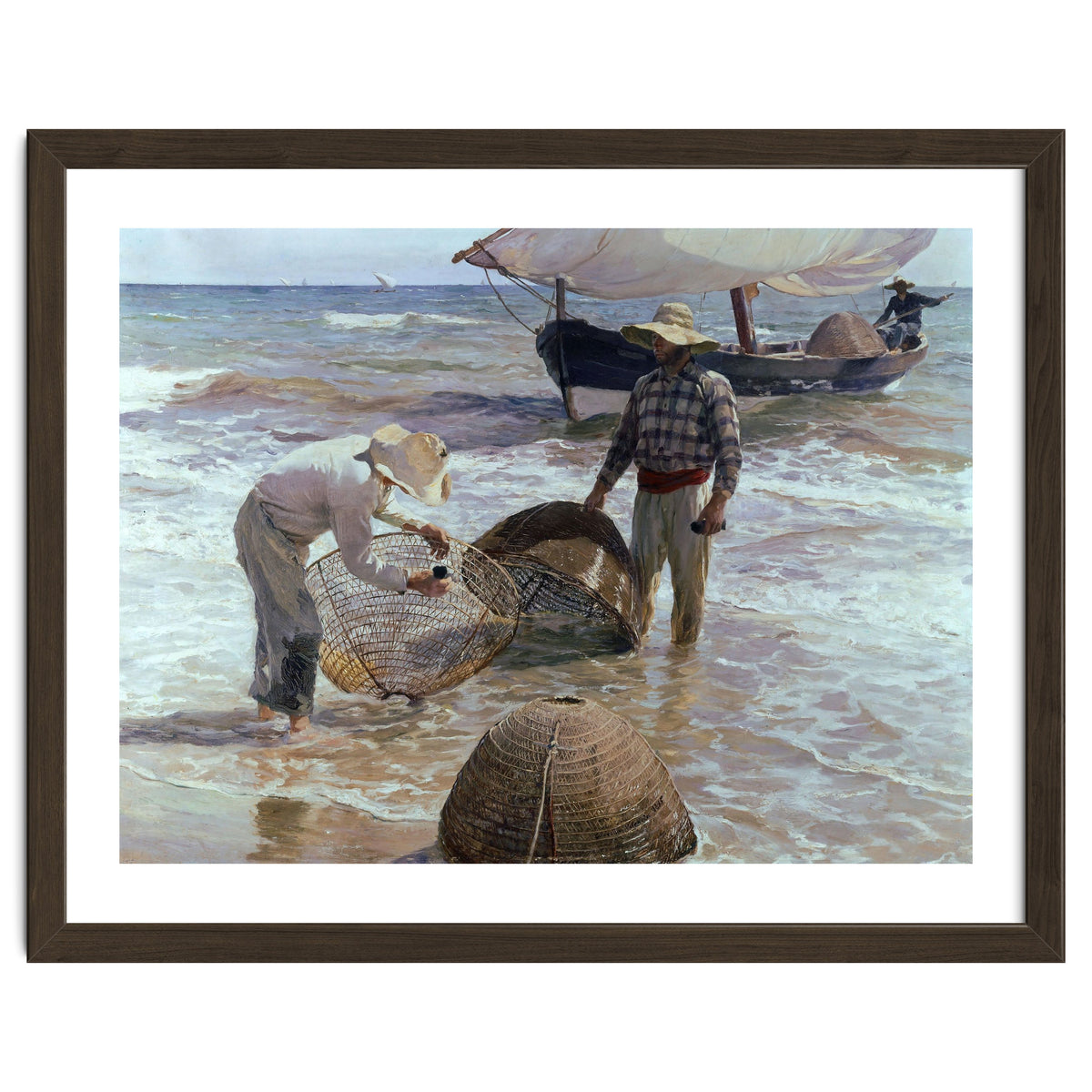 'Valencian Fishermen', 1895, Oil on canvas, 65 x 87 cm.