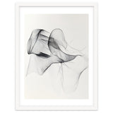 Abstract Black And White Flowing Lines Art thumbnail