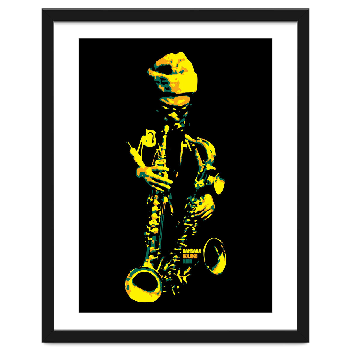Rahsaan Roland Kirk in Pop Art