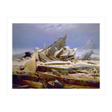 'The Sea of Ice', c. 1823-1824,  Oil on canvas, 96.7 x 126.9 cm. (Print Only) thumbnail