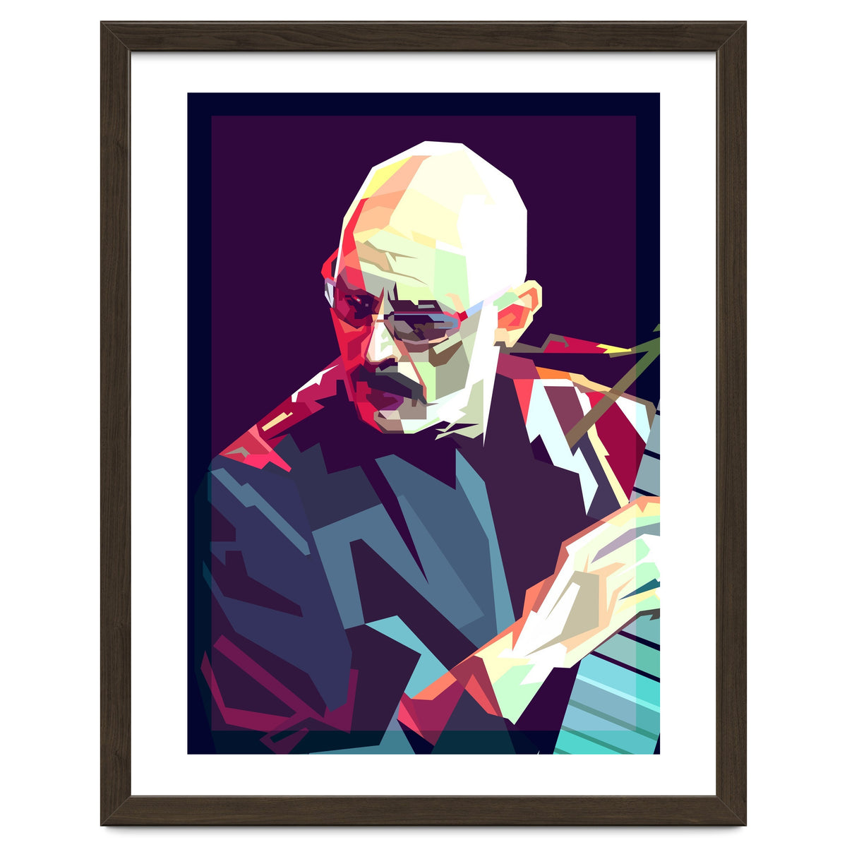Tony Levin Bass Musician Pop Art WPAP