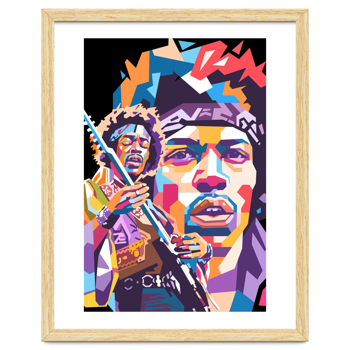 Jimi Hendrix wpap art