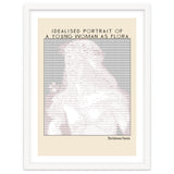 Idealised Portrait of a Young Woman as Flora – Bartolomeo Veneto (ascii art) thumbnail