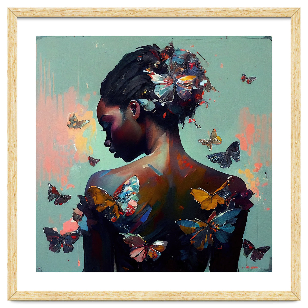 Powerful Butterfly Woman Body #1