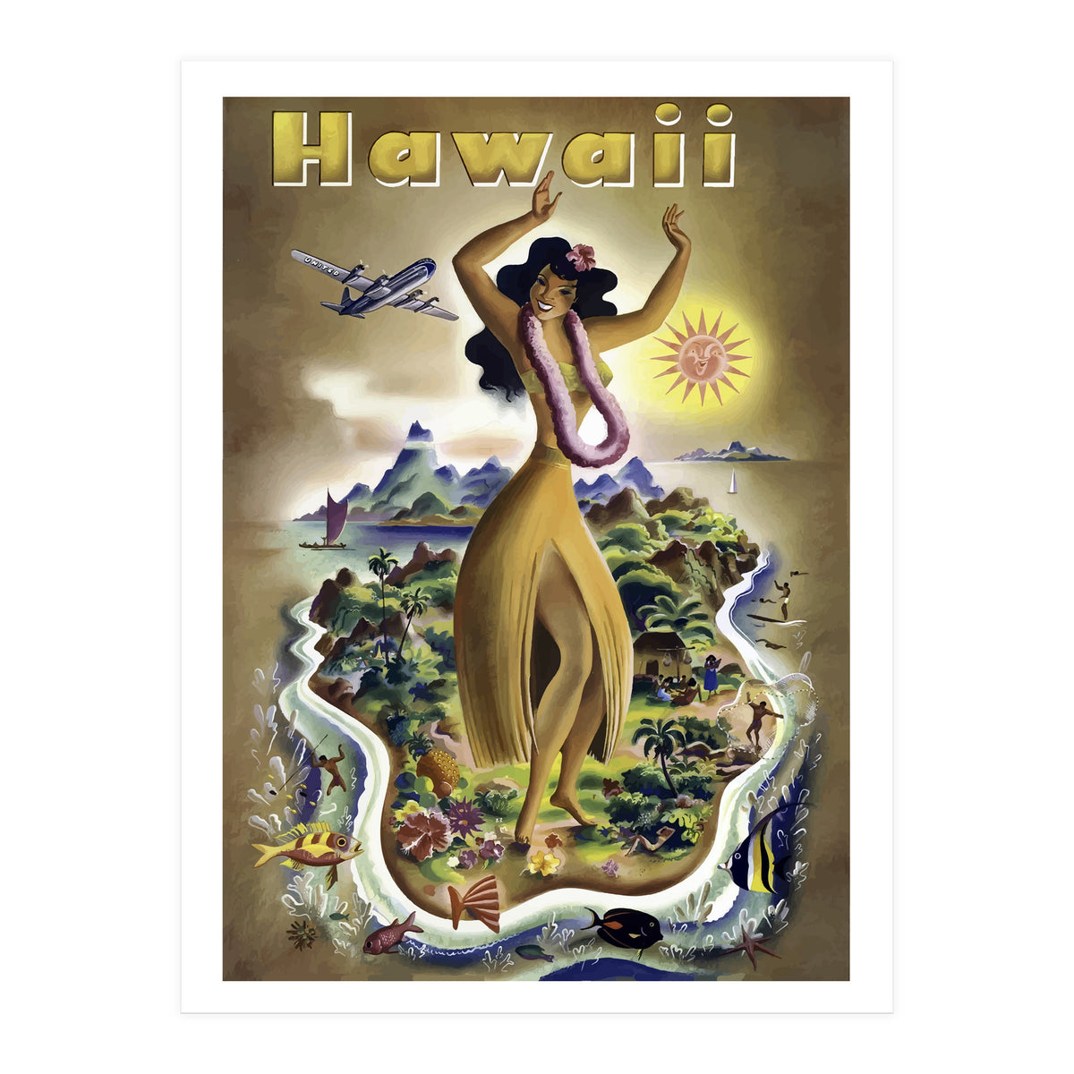 Hawaii Island (Print Only)