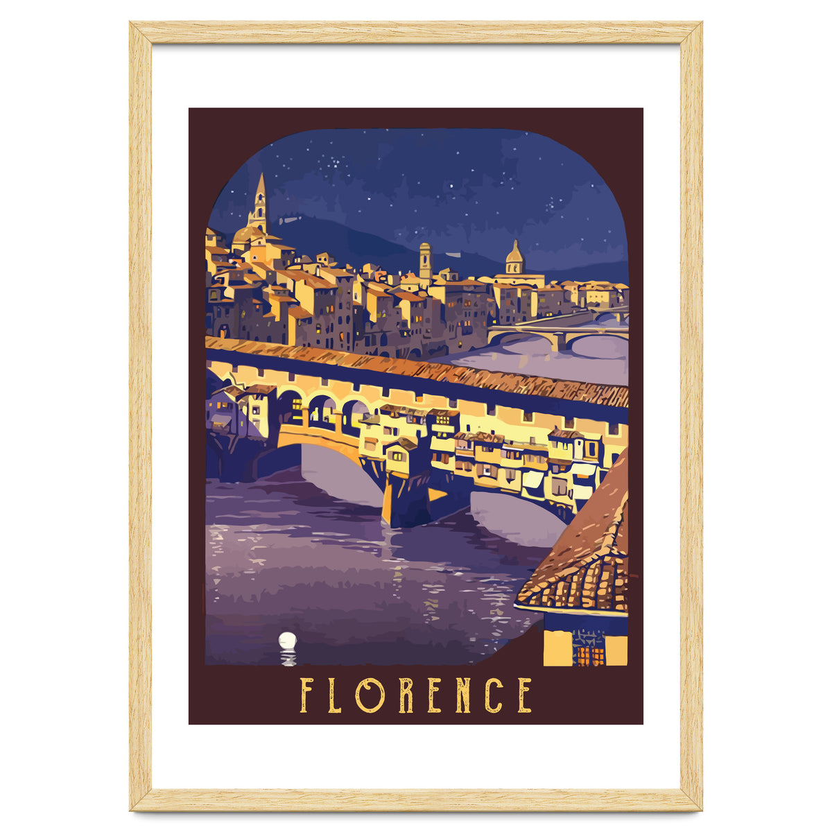 Florence At Night, The Bridge