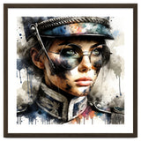 Watercolor Napoleonic Soldier Woman #5 thumbnail