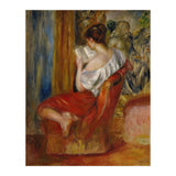 La liseuse-reading woman, around 1900. Oil on canvas, 56 x 46 cm. (Print Only) thumbnail