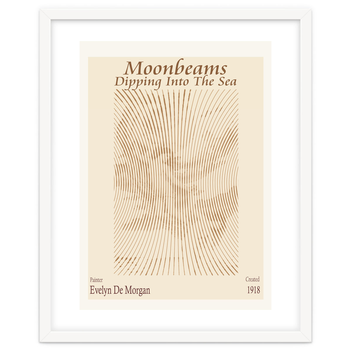 Moonbeams Dipping Into The Sea (1918) – Evelyn De Morgan (english, 1855 1919)