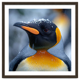 King Penguin In Falling Snow thumbnail