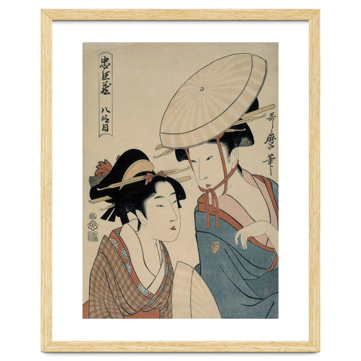 Kitagawa Utamaro (Copy); Takamizawa / 'Hachi-damme (Act VIII)', 1798-1799; 20th century.