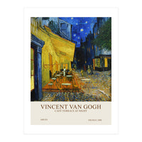 Vincent Van Gogh - Café terrace at night (Print Only)