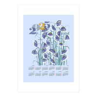 calendar 2025 pastel light blue (Print Only)