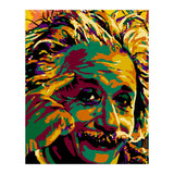 Albert Einstein Colorful Abstract 2 (Print Only) thumbnail