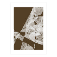 Abstract White Scratch (Print Only)