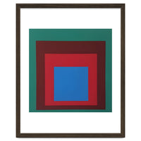 Josef Albers - HOMAGE TO THE SQUARE: Green, Red, Blue