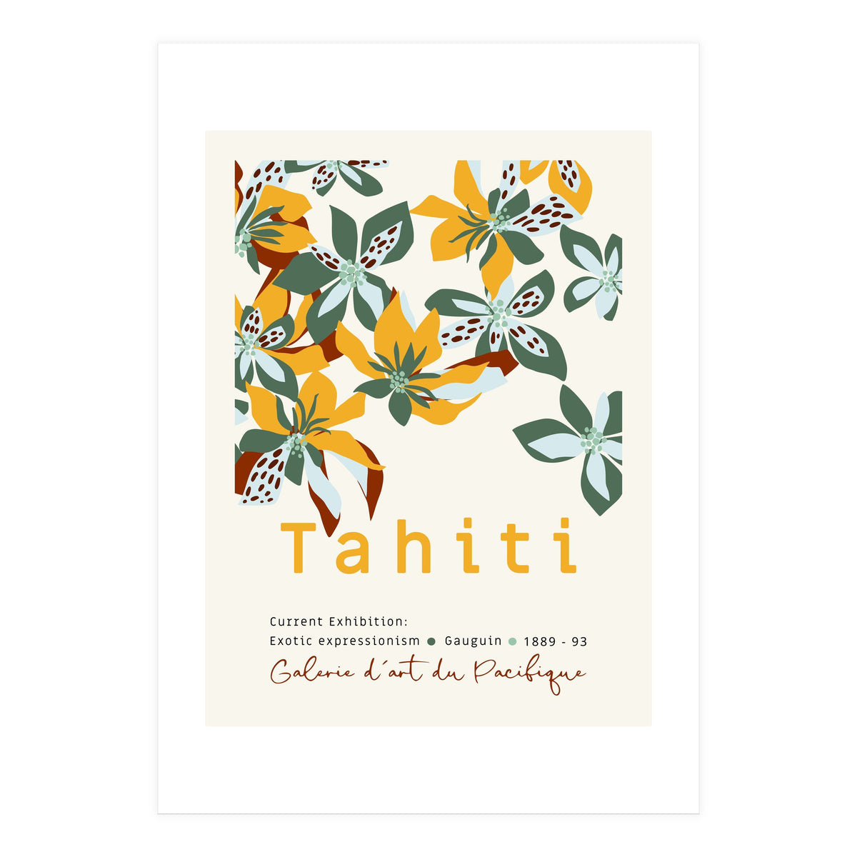 Exotic expressionism Gauguin Tahiti (Print Only)