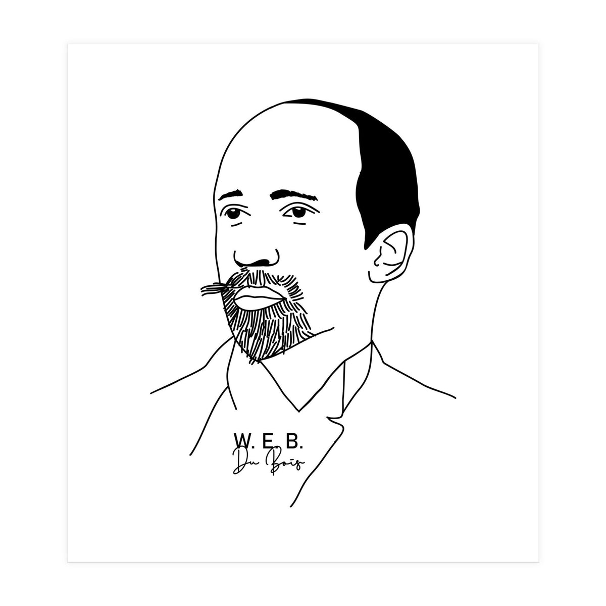 W. E. B. Du Bois Pan-Africanist Civil Rights Activist. (Print Only)