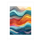 Abstract Layered Wave Landscape (Print Only) thumbnail