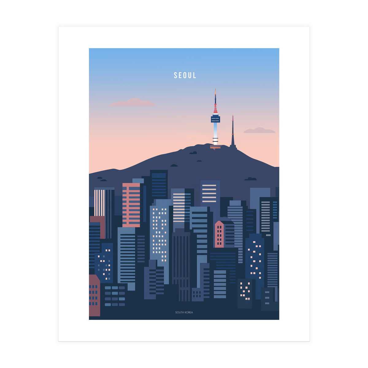 Seoul South Korea  (Print Only)