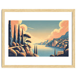 Vintage French Riviera Poster, France thumbnail