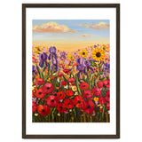 Vibrant Wildflower Field Oil Painting thumbnail