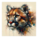 Watercolor Cougar Portrait (Print Only) thumbnail