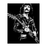Tony Iommi American Musician Legend In Grayscale (Print Only) thumbnail
