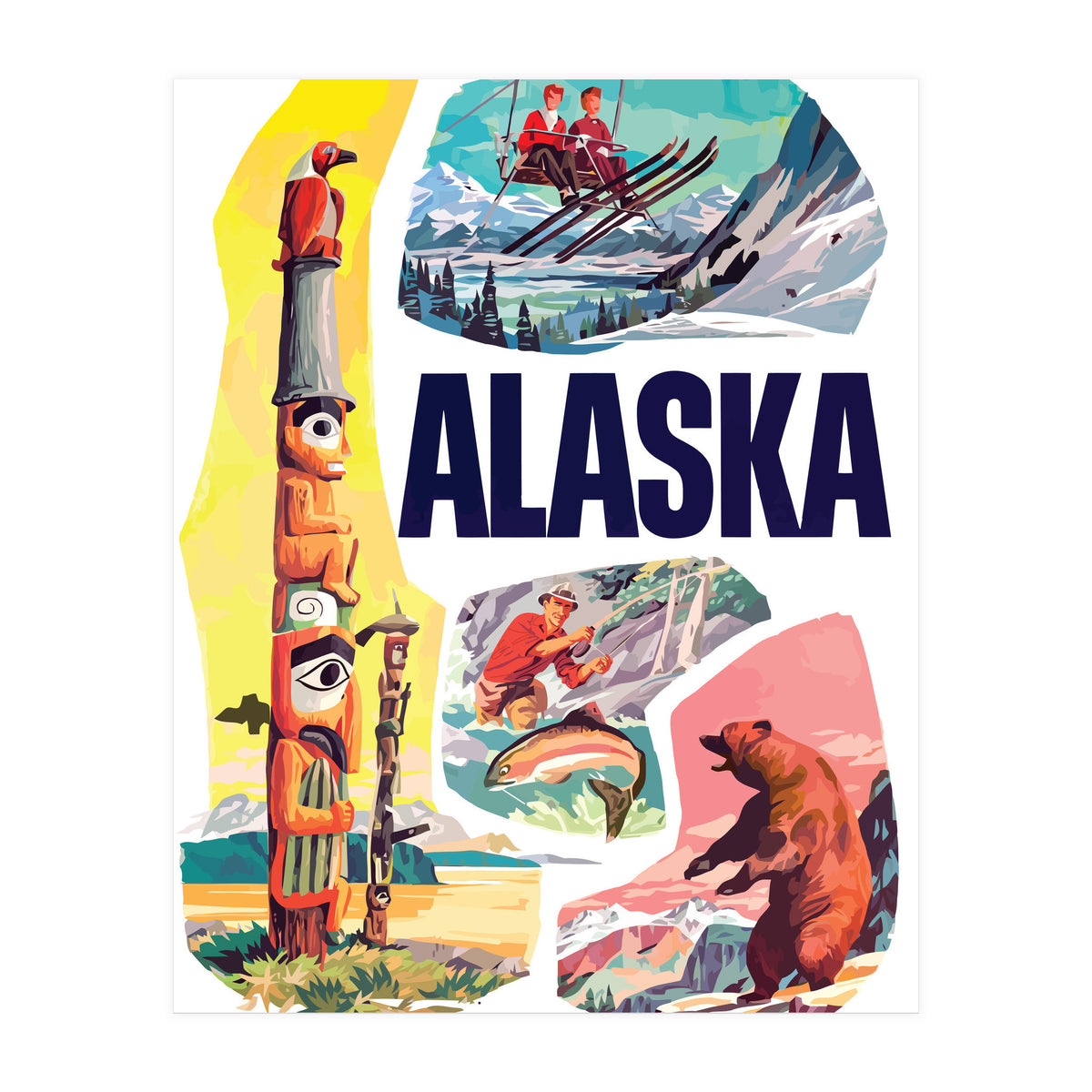 Alaska, Tourist Attractions (Print Only)