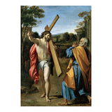 Annibale Carracci / 'Domine, quo vadis?', c. 1602, Oil on panel, 77.4 x 56.3cm. AGOSTINO CARRACCI. (Print Only) thumbnail