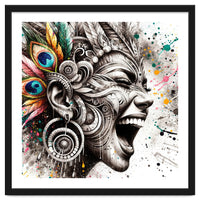 Carnival Scream Portrait