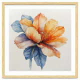 Ethereal Amber and Azure Bloom thumbnail