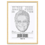 Receipt Art Elton John thumbnail