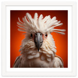 Close Up Portrait Of A White Cockatoo Parrot thumbnail