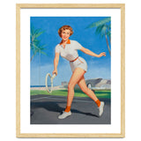 Pinup Girl On The Tennis Course thumbnail
