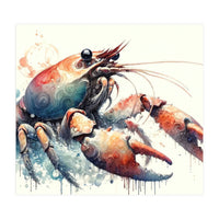 Colorful Lobster Watercolor (Print Only)