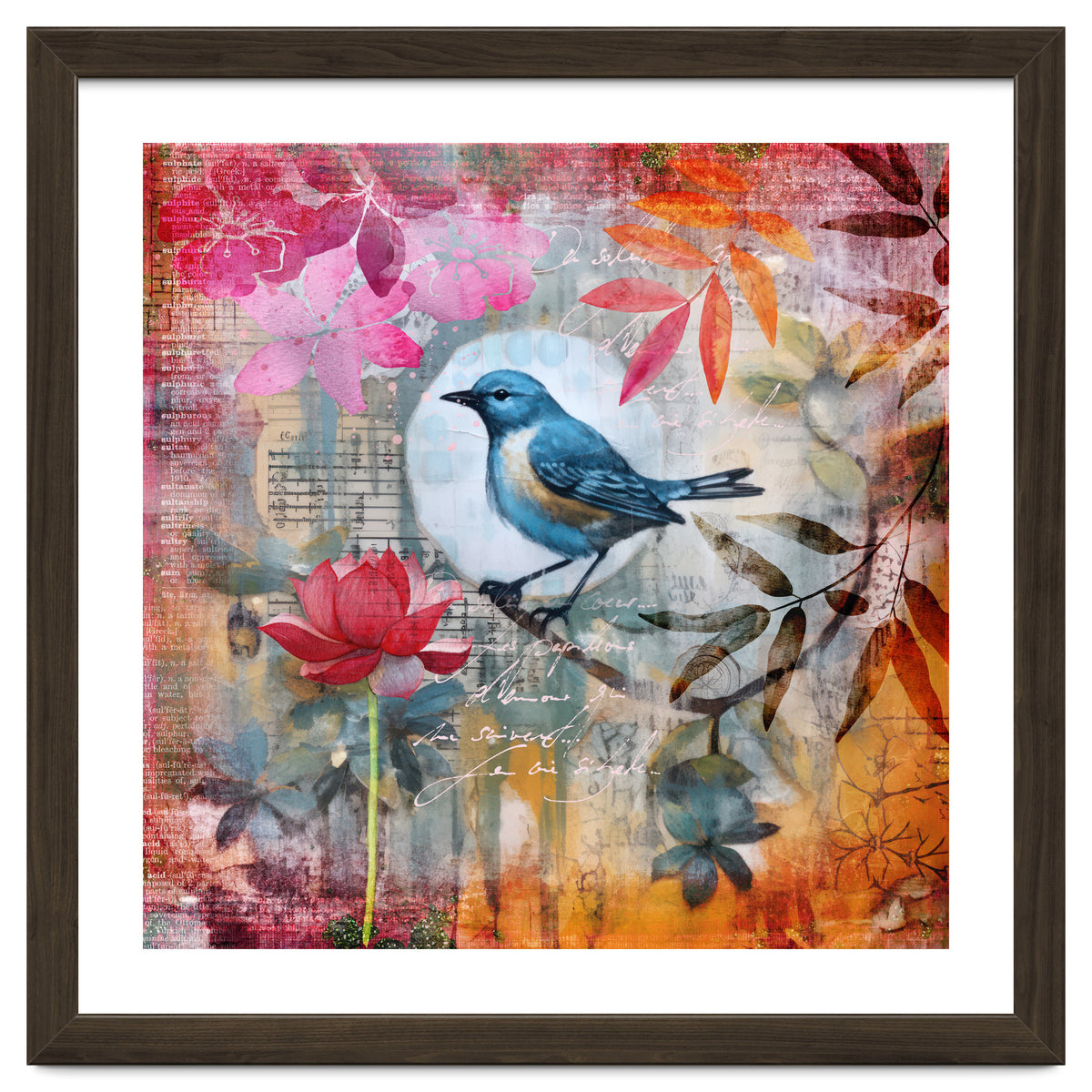 Bird Colorful Collage