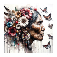 Matriarch With Wildflowers (Print Only)