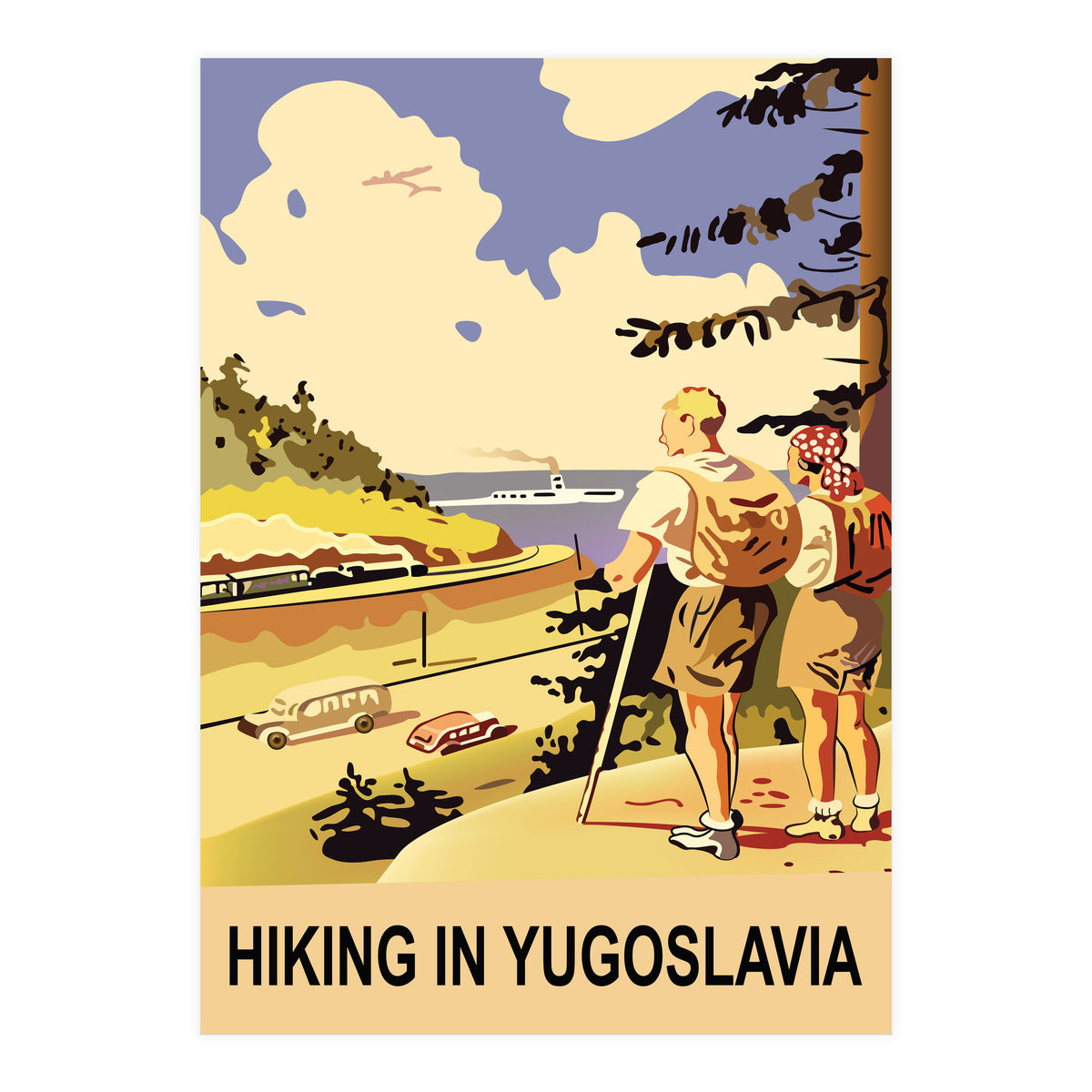 Hiking In Yugoslavia (Print Only)