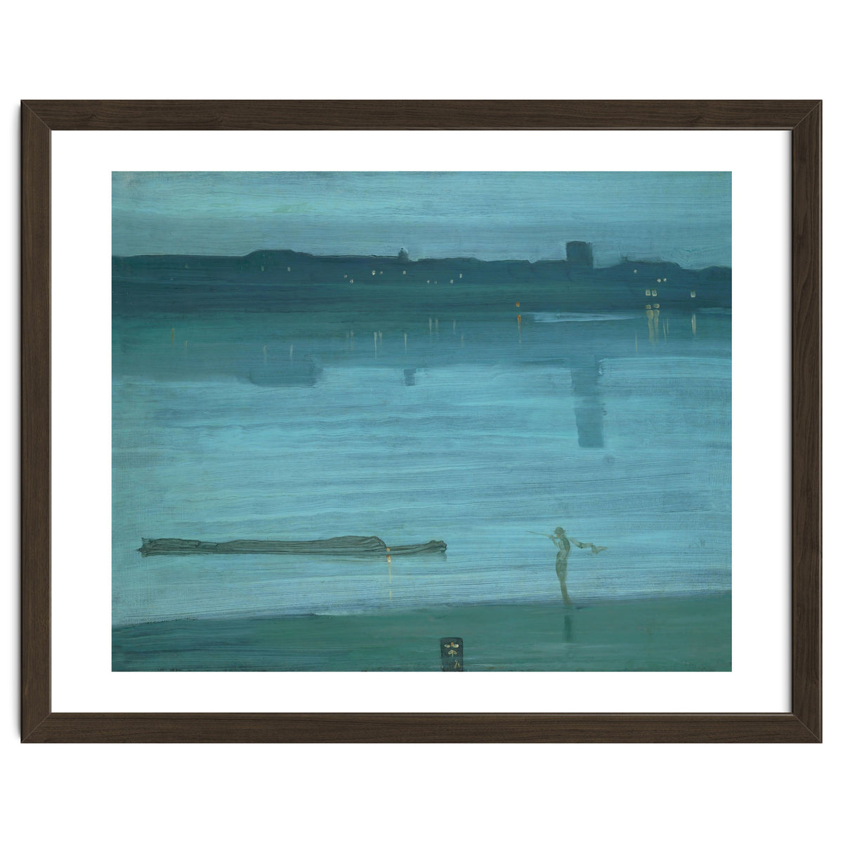 Nocturne, Blue and Silver: Chelsea, 1871 Canvas, 50,2 x 60,8 cm.