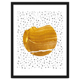 Stay Gold | Abstract Geometric Painting | Polka Dots Quirky Eclectic | Modern Boho Luxe thumbnail