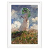 Claude Monet / 'The Woman with a Parasol', 1886, Oil on canvas, 131 × 88 cm. SUZANNE HOSCHEDE. thumbnail