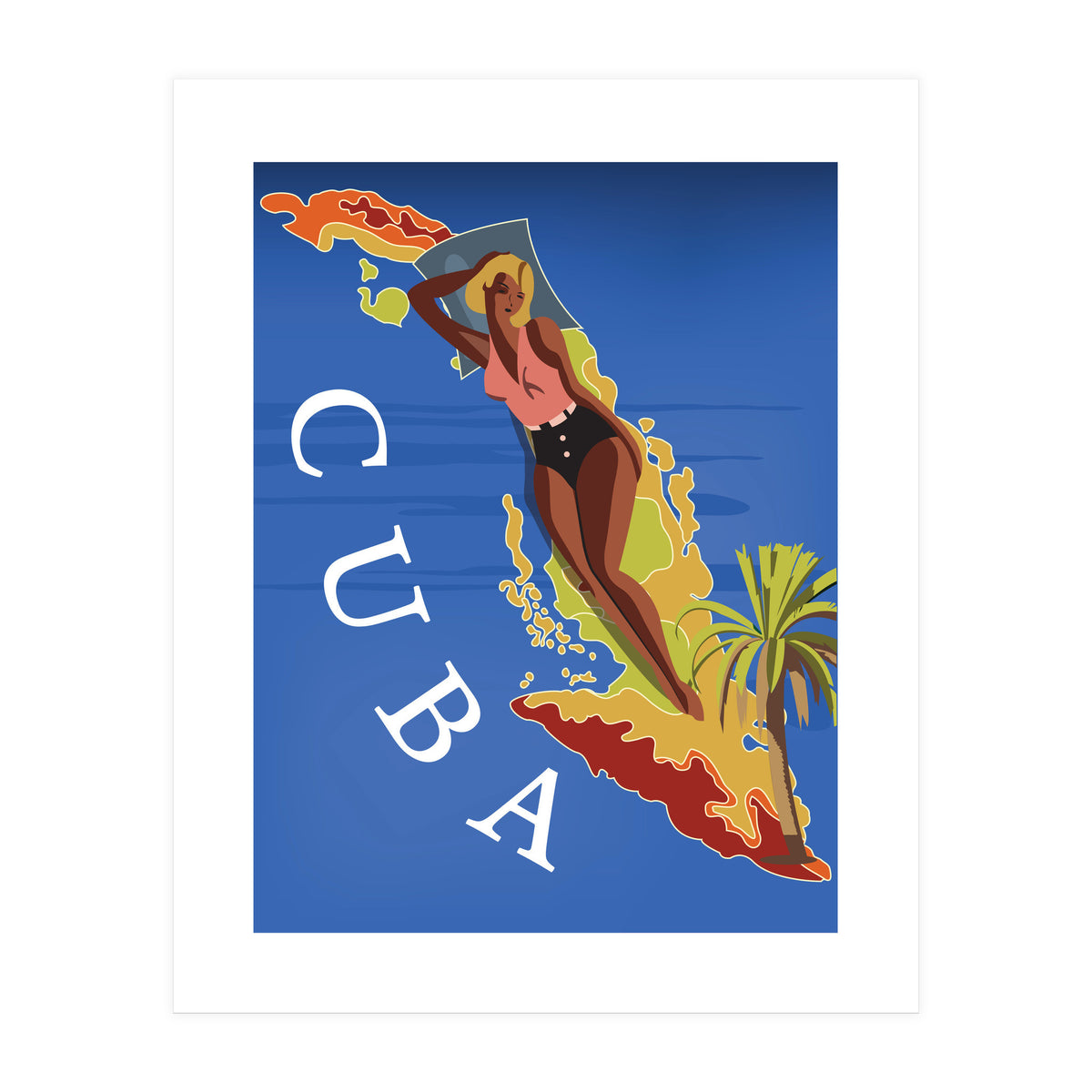 Cuba Sunbath (Print Only)