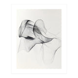 Abstract Black And White Flowing Lines Art (Print Only) thumbnail
