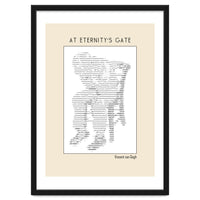 At Eternity’s Gate Vincent Van Gogh – Ascii Art