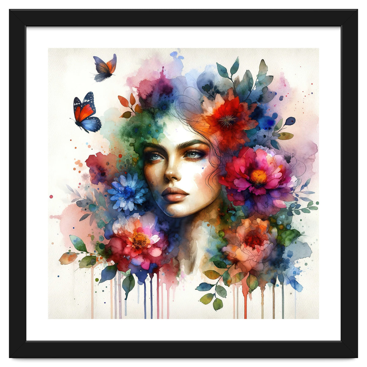 Ethereal Floral Portrait