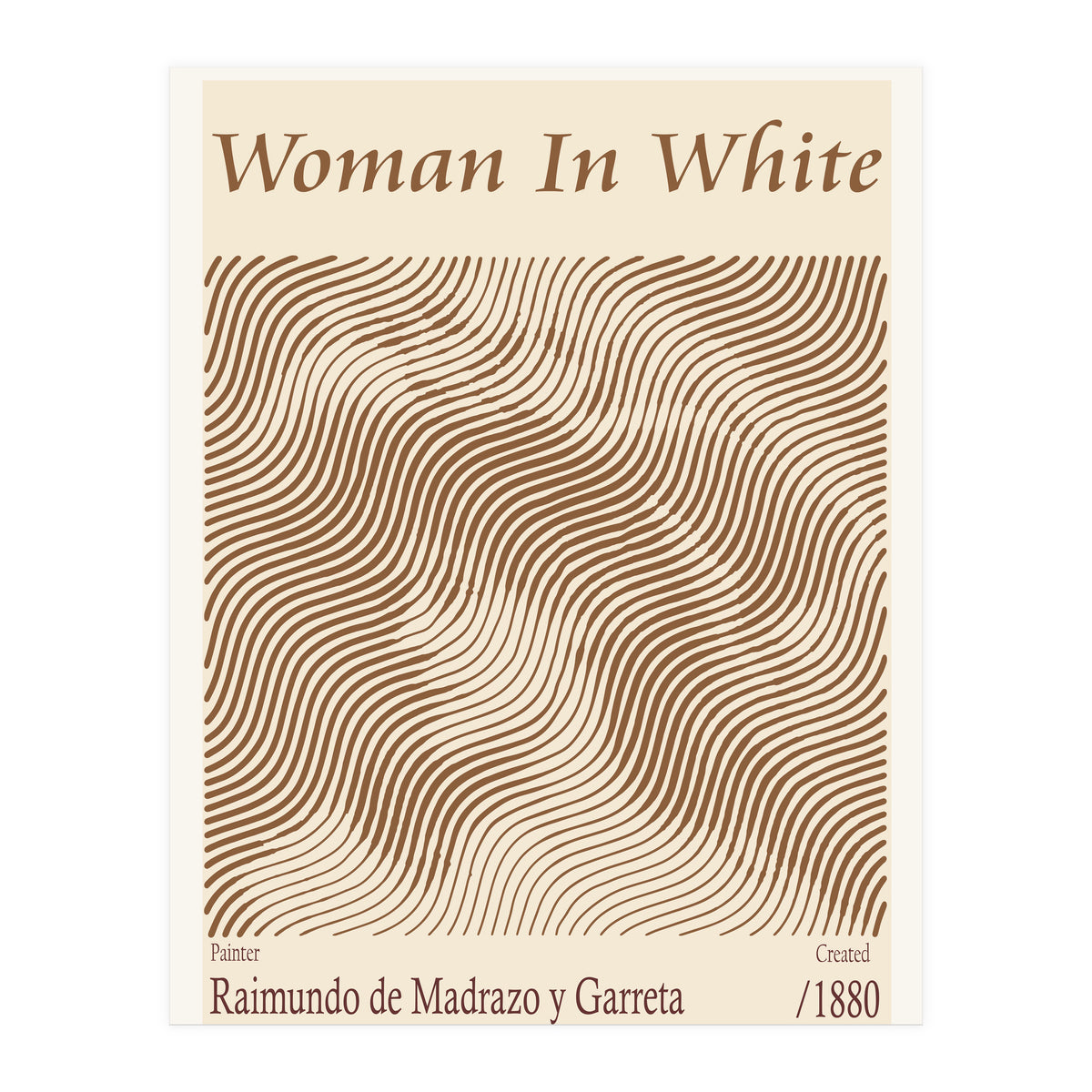Woman In White – Raimundo De Madrazo Y Garreta (1880) (Print Only)
