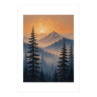 Ethereal Alpine Glow (Print Only)